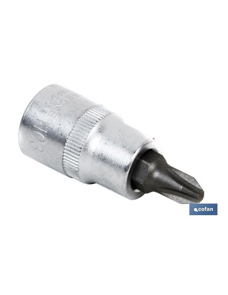 Chave de soquete 1/4 com ponta Ph-1