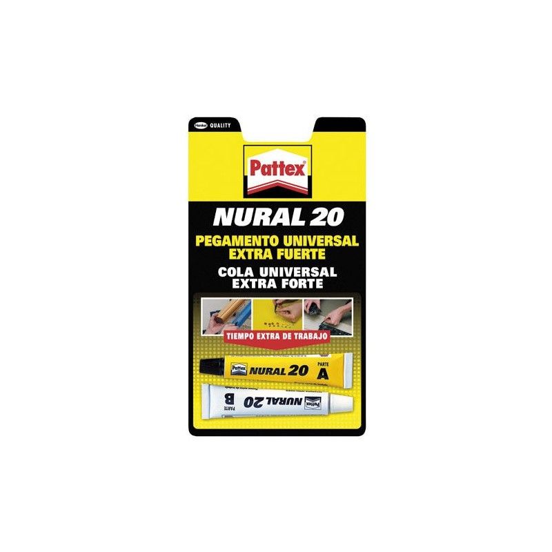 Nural- 20  Blanco Transparente (Juego 2 Tubos 22 cm³.)