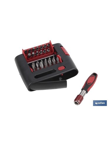 Set Puntas  Ph, Pz, Torx, Sl, Hex  (27 Pcs.)