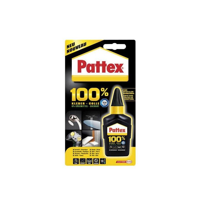 Nural- Pattex 100% Cola (Botella  50 gr.)