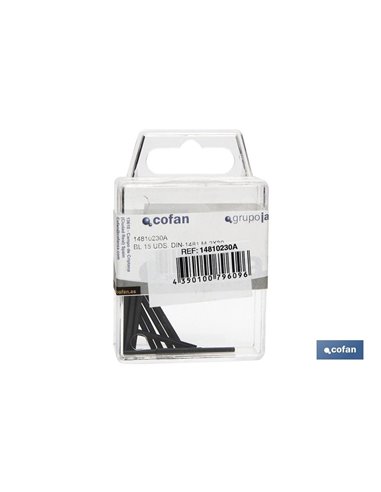 Blíster De 10 Uds. Din-1481 M-3x50