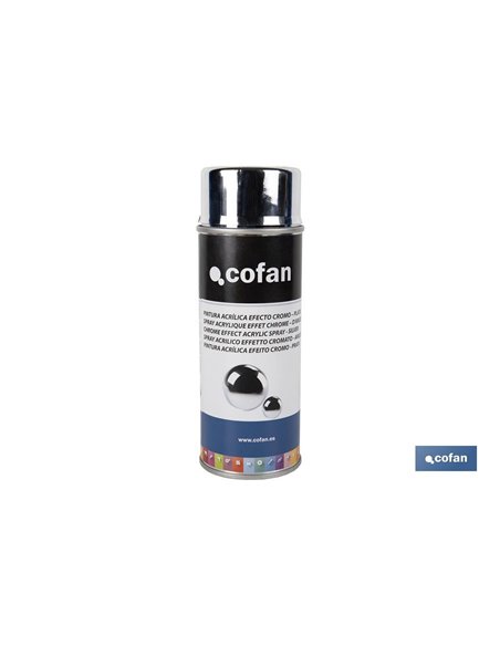 Pintura Cromo Plata 400 Ml