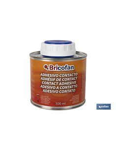 Bote Adhesivo Contacto Bricofan con Pincel (500ml)