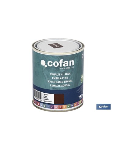 Esmalte à base de água (750 ml) Castanho Brilhante