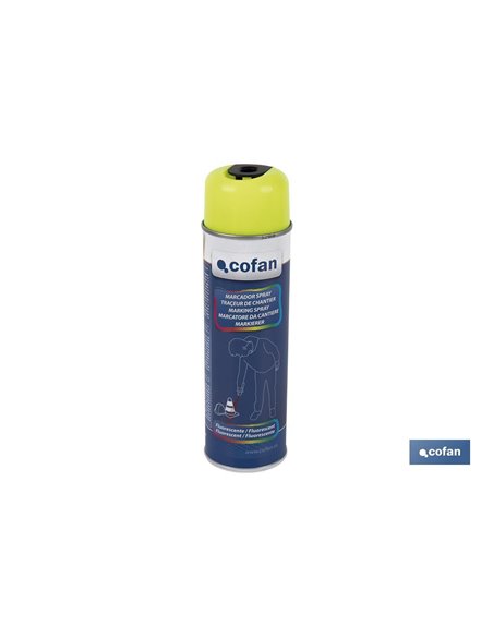 Marcação de construção fluorescente. Amarelo 500ml