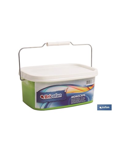 Pintura Plástica Monocapa Verde Pistacho (2,5 Lt