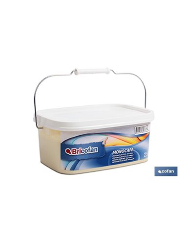 Pintura Plástica Monocapa Marfil (2,5 Lt)