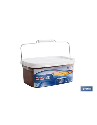 Pintura Plástica Monocapa Marron Choco. (2,5 Lt)