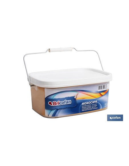 Tinta Plástica Monocamada Ocre (2,5 Lt)