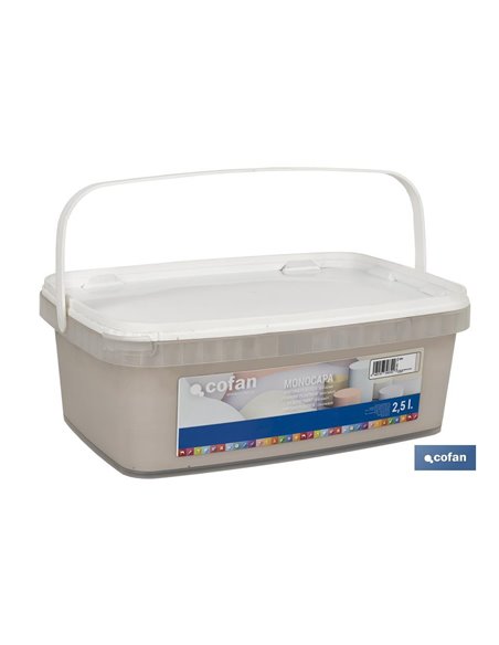 Pintura Plástica Monocapa Gris 2,5 L