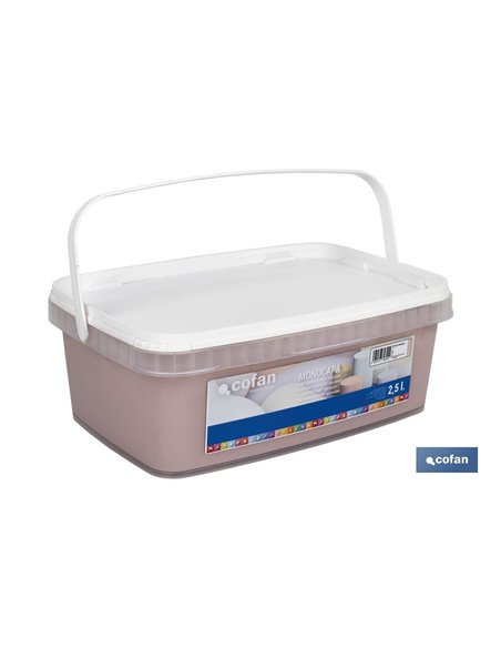 Pintura Plástica Monocapa Rosa Vintage 2,5 L