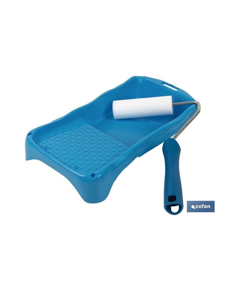Kit Esmaltar Rodillo+Cubeta 16 X 31 Cm