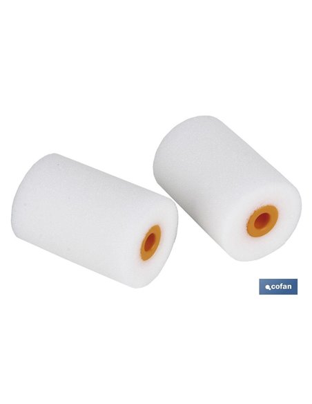Pack 2 Recambios Minirodillo Multiuso 6cm Ø18mm P.0