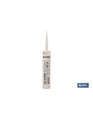 Silicona Acetica Universal 280ml Gris