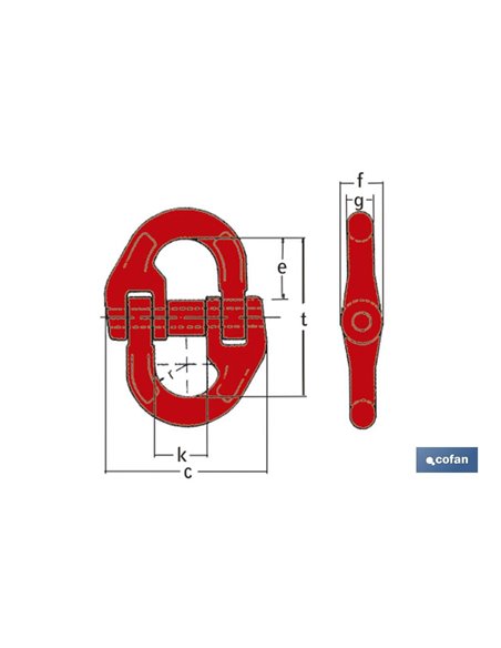 Hammerlock Para Cadena 13mm 5tn