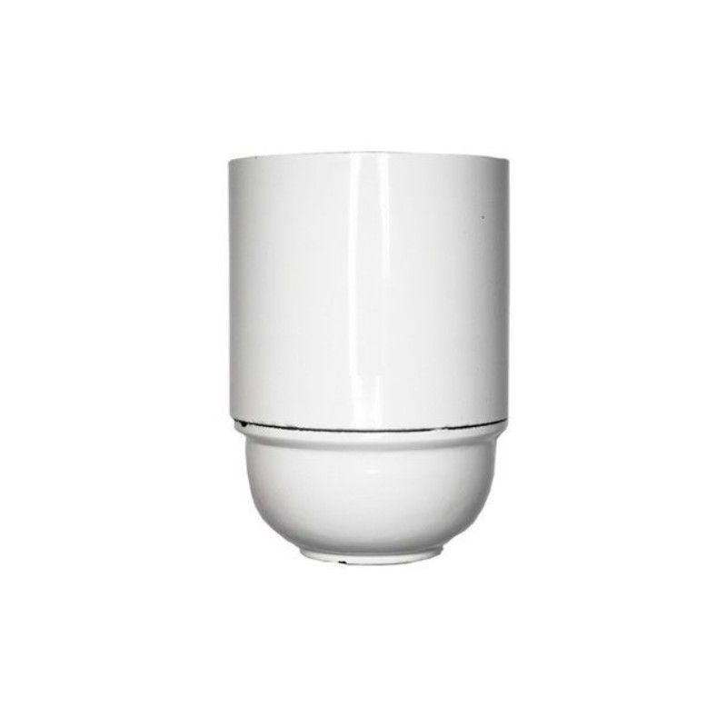Casquilho E27 em baquelite branco liso GSC 2201261