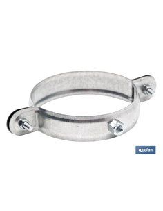 Abrazadera Metalica M-8 Para Tubo 125mm.Venta Unitaria