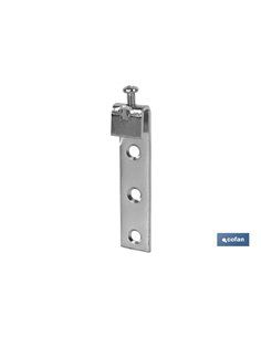 Gancho Colgador Zincado Con Tornillo Regulador