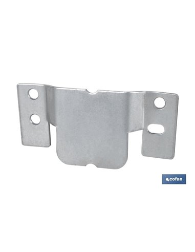 Set 2 Uds Chapa Anclaje Zincada 100 X 47 Mm