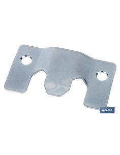Set 2 Uds Chapa Anclaje Zincada 60 X 35 Mm 2
