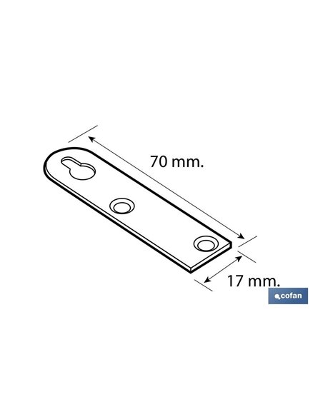 Colgador Bocallave 17 X 70 Mm