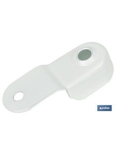 Soporte Barra Armario Blanco