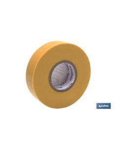 Cinta Aislante 180 Micras Amarilla 19mmx20 Metros