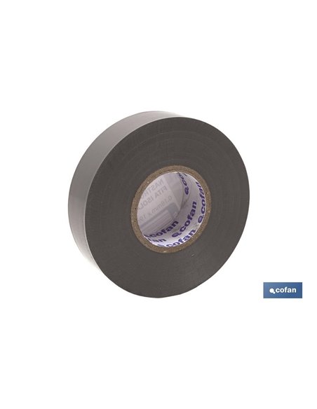 Cinta Aislante 180 Micras Gris 19mmx20 Metros