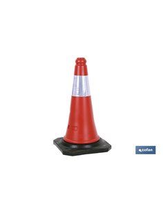 Cono Polietileno Reflect. 50 Cms, 1,5 Kgs