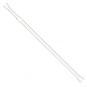Suporte para Cortina Auto Extensível 12/62- 95 Branco