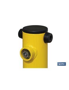 Poste Abatible Para Parking con Cerradura 2