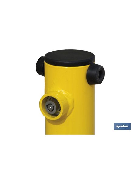 Poste Abatible Para Parking con Cerradura