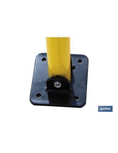 Poste Abatible Para Parking con Cerradura