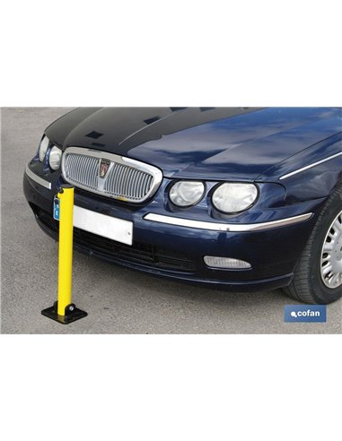 Poste Abatible Para Parking con Cerradura