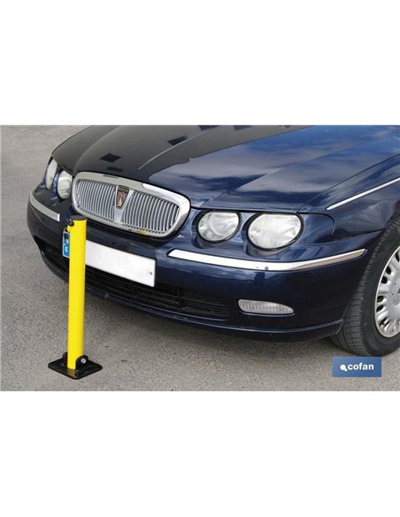 Poste Abatible Para Parking con Cerradura