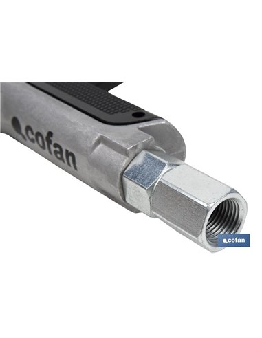 Pistola Lubricante 45° Con Contador Digital