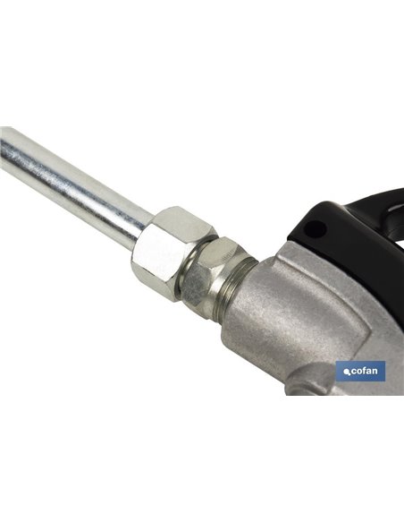 Pistola Lubricante 45° Con Contador Digital