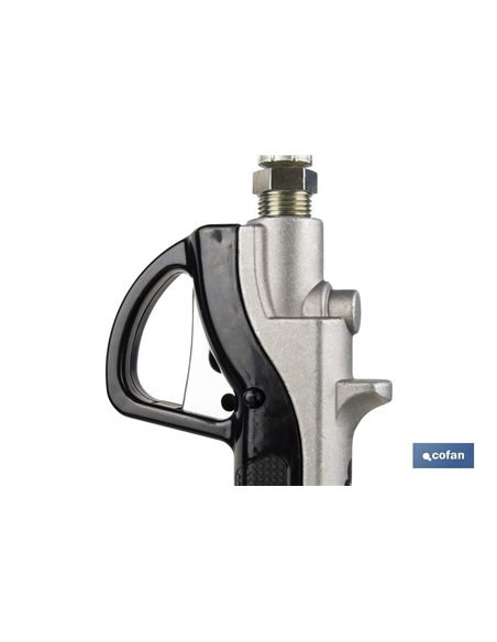 Pistola Lubricante Recta Con Contador Digital