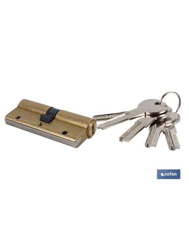 Cilindro Seguridad Antibumping 35/35 L. Larga-Latón