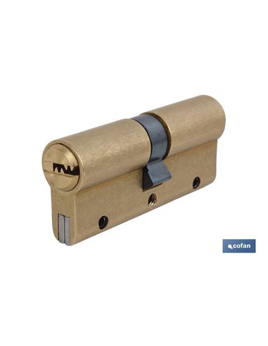 Cilindro Seguridad Antibumping 35/45 L. Larga-Latón