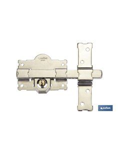 Cerrojo Llave/Llave Niquelado L/105 - 70 Mm