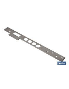 Cerradura Embutir 4 B-Cuadrada+Cerradero D85 E50 Latón (para Madera) 2