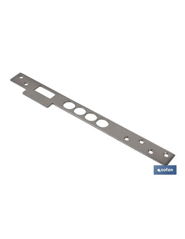 Cerradura Embutir 4 B-Cuadrada+Cerradero D85 E50 Latón (para Madera)