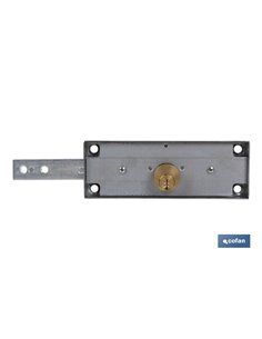 Cerradura Persiana Metal-Pivote Fijo Izquierda