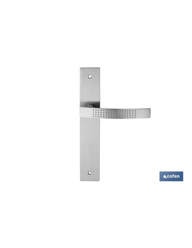 Conjunto de manivela com placa de níquel Alu-Zamak