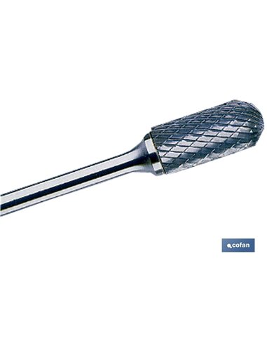 Fresa Rotativa Cilindrica Con Radio 10mm.