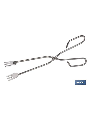 Pinza Barbacoa Inox con Pala 340 Mm