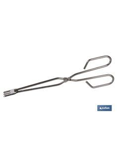 Pinza Barbacoa Inox con Pala 380 Mm 2