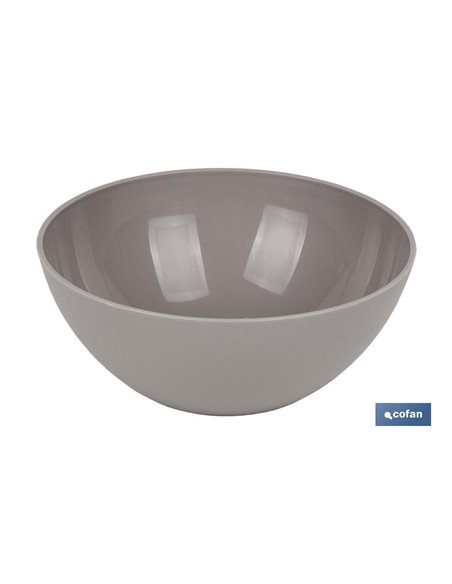 Bol Modelo Albahaca 950ml Color Piedra 17x7cm