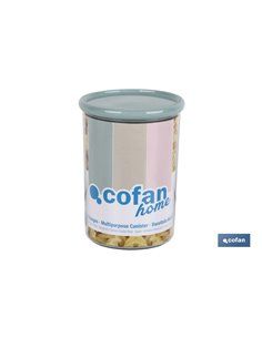 Bote Multiusos Modelo Albahaca Verde Agua 1l 11x15cm